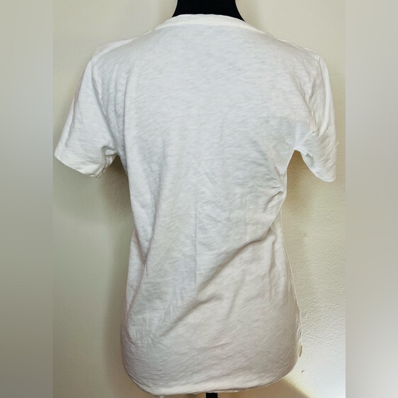 J Crew Mercantile collectors Tee Friday White T shirt 100% cotton Size Small EUC - Picture 4 of 7